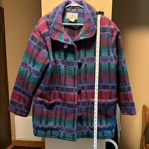 Vintage 90’s LL BEAN Women’s wool coat. Made in the USA
